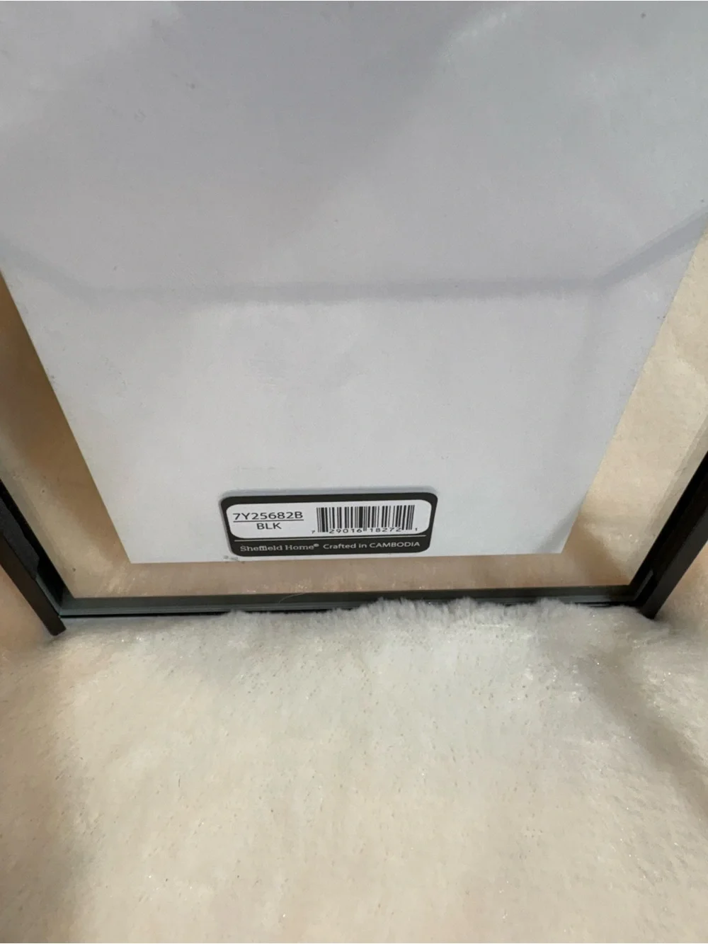 Sheffield Home Black Metal Double-Sided Floating Picture Frame